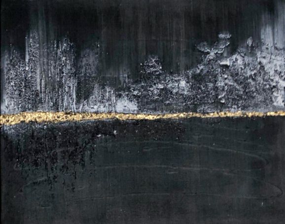 Abstraktes Kunstwerk von Melanie Hafner