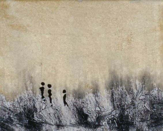 Abstraktes Kunstwerk von Melanie Hafner