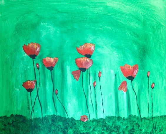 Abstraktes Kunstwerk von Melanie Hafner | Auftragsarbeit