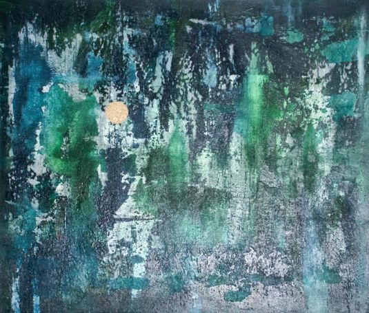 Abstraktes Kunstwerk von Melanie Hafner