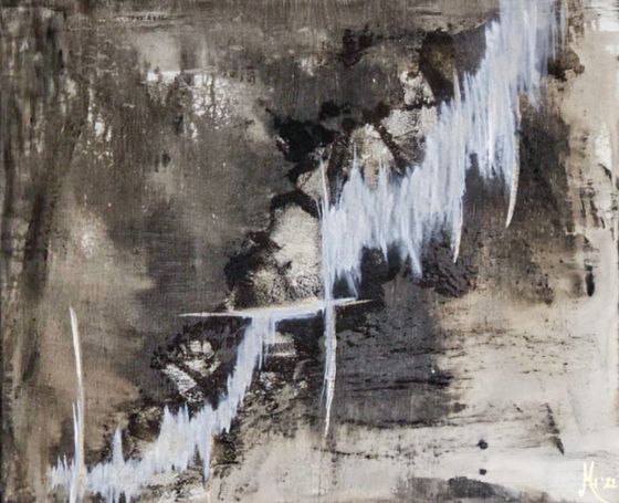 Abstraktes Kunstwerk von Melanie Hafner